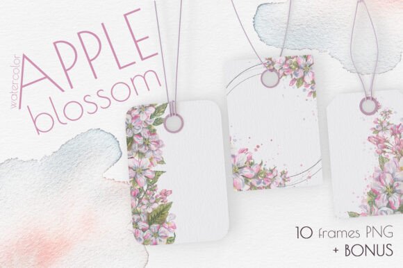 Apple Blossom Frames Watercolor: A Designer's Deep Dive