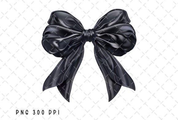 Coquette Black Bow Watercolor Girl PNG: Design Asset Guide