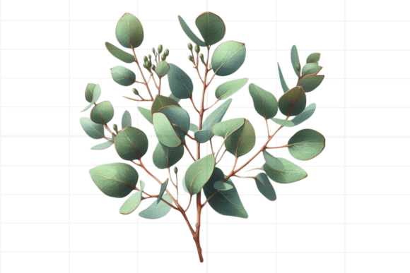 Eucalyptus Clipart: Watercolor Greenery for Modern Design