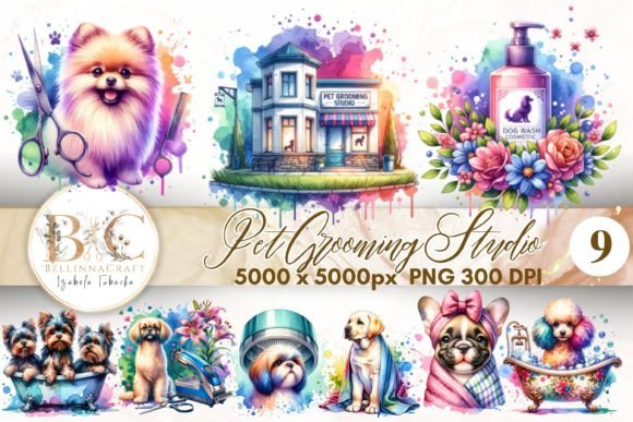Watercolor Pet Grooming Salon Clipart: A Practical Guide