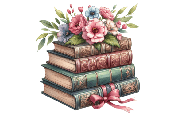 Watercolor Vintage Books with Flowers: A Designer’s Guide